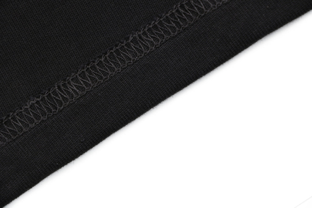Balenciaga Signature Double BB Logo Print Short Sleeve Tee – Black