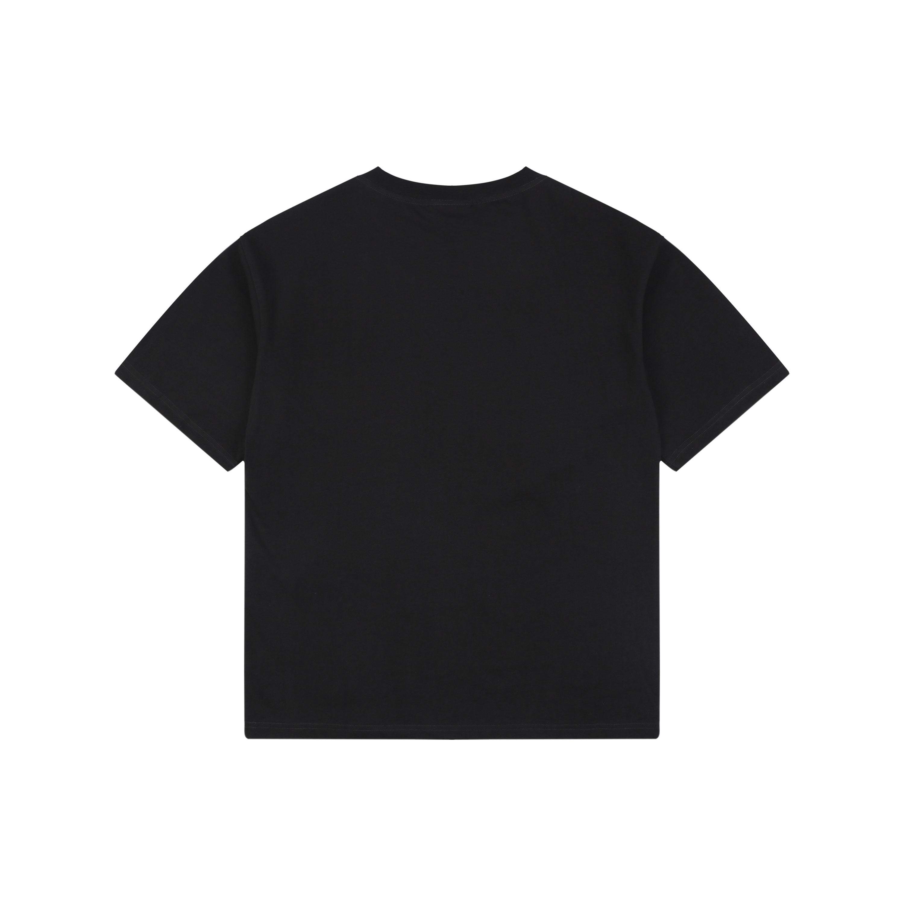 Balenciaga Signature Double BB Logo Print Short Sleeve Tee – Black