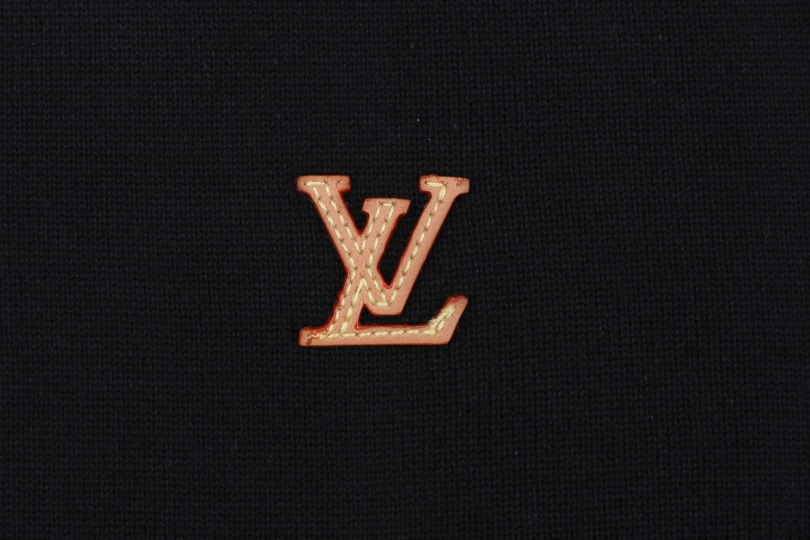 Louis Vuitton LV Monogram Leather Patch Reversible Bomber Jacket – Black
