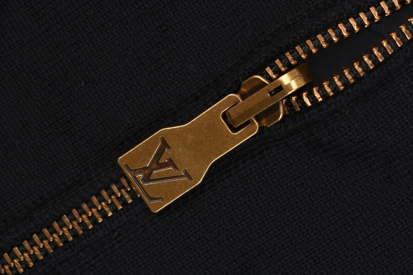 Louis Vuitton LV Monogram Leather Patch Reversible Bomber Jacket – Black