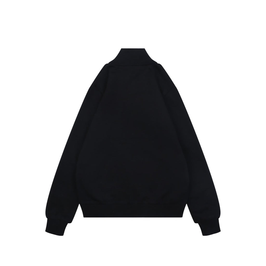 Louis Vuitton LV Monogram Leather Patch Reversible Bomber Jacket – Black