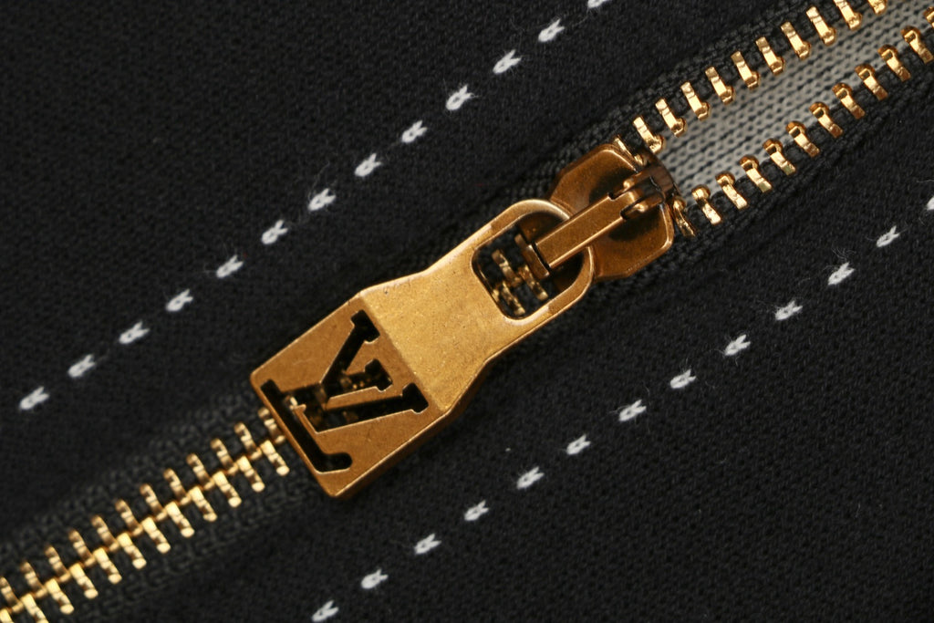 Louis Vuitton LV Intarsia Star Panel Zip-Up Hoodie – Black