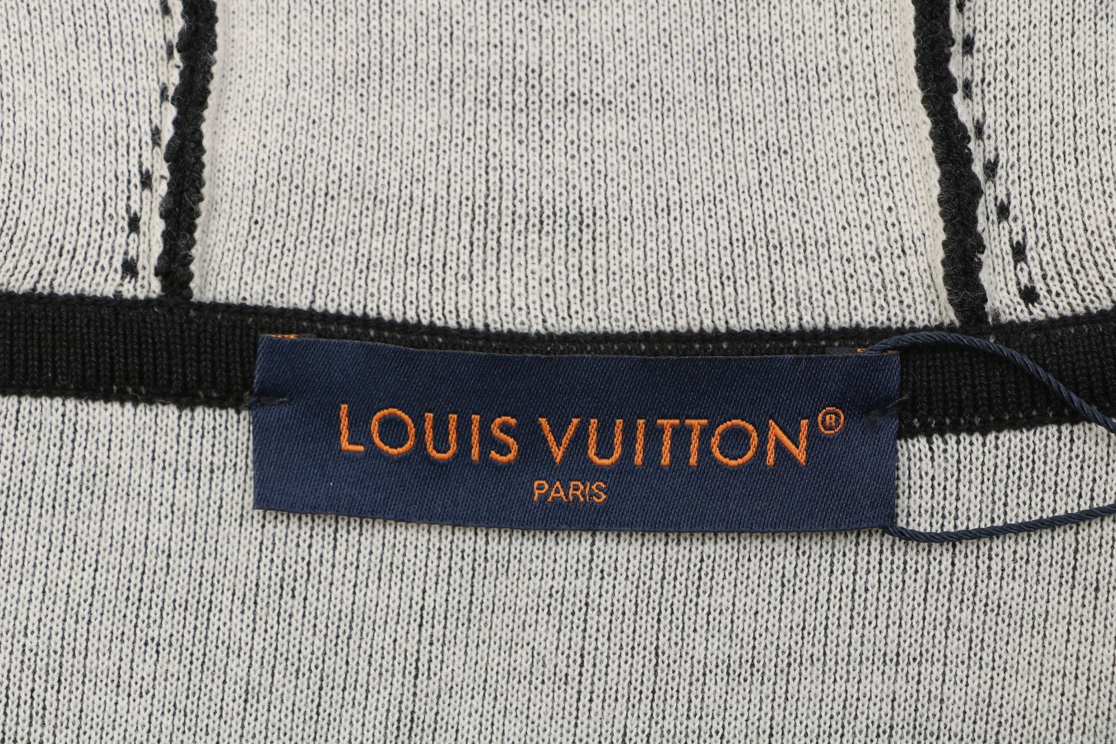 Louis Vuitton LV Intarsia Star Panel Zip-Up Hoodie – Black