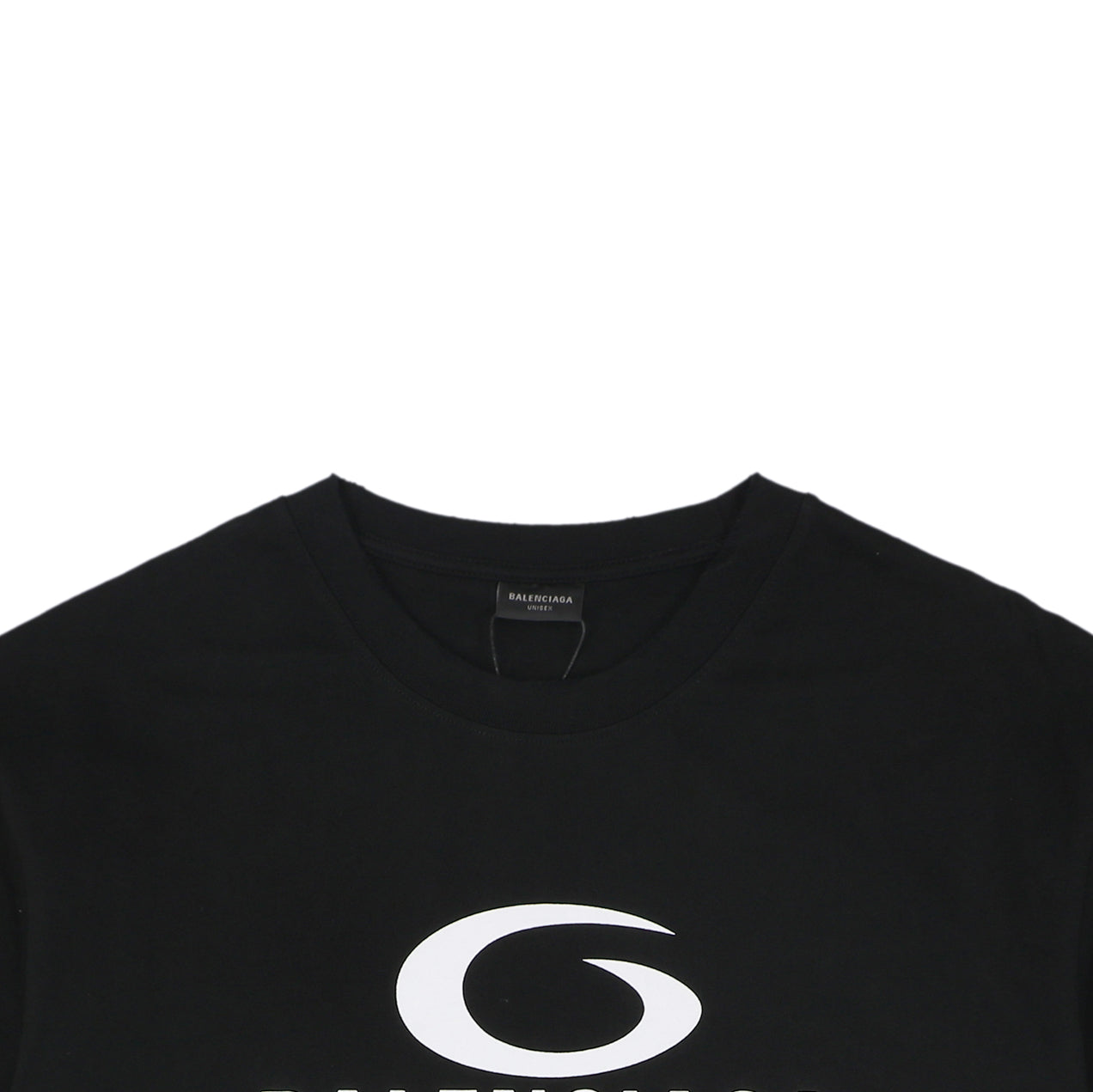 Balenciaga 1917 Circle Logo Everyday Rock N Roll Print Short Sleeve Tee – Black