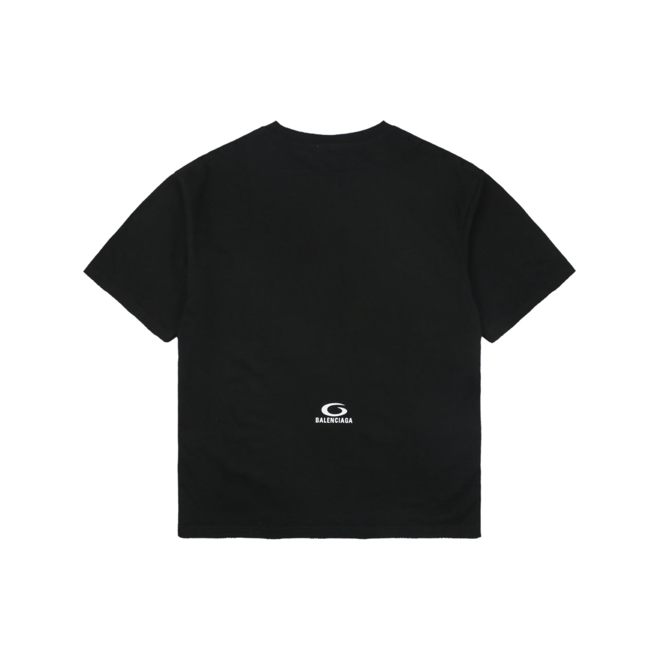 Balenciaga 1917 Circle Logo Everyday Rock N Roll Print Short Sleeve Tee – Black