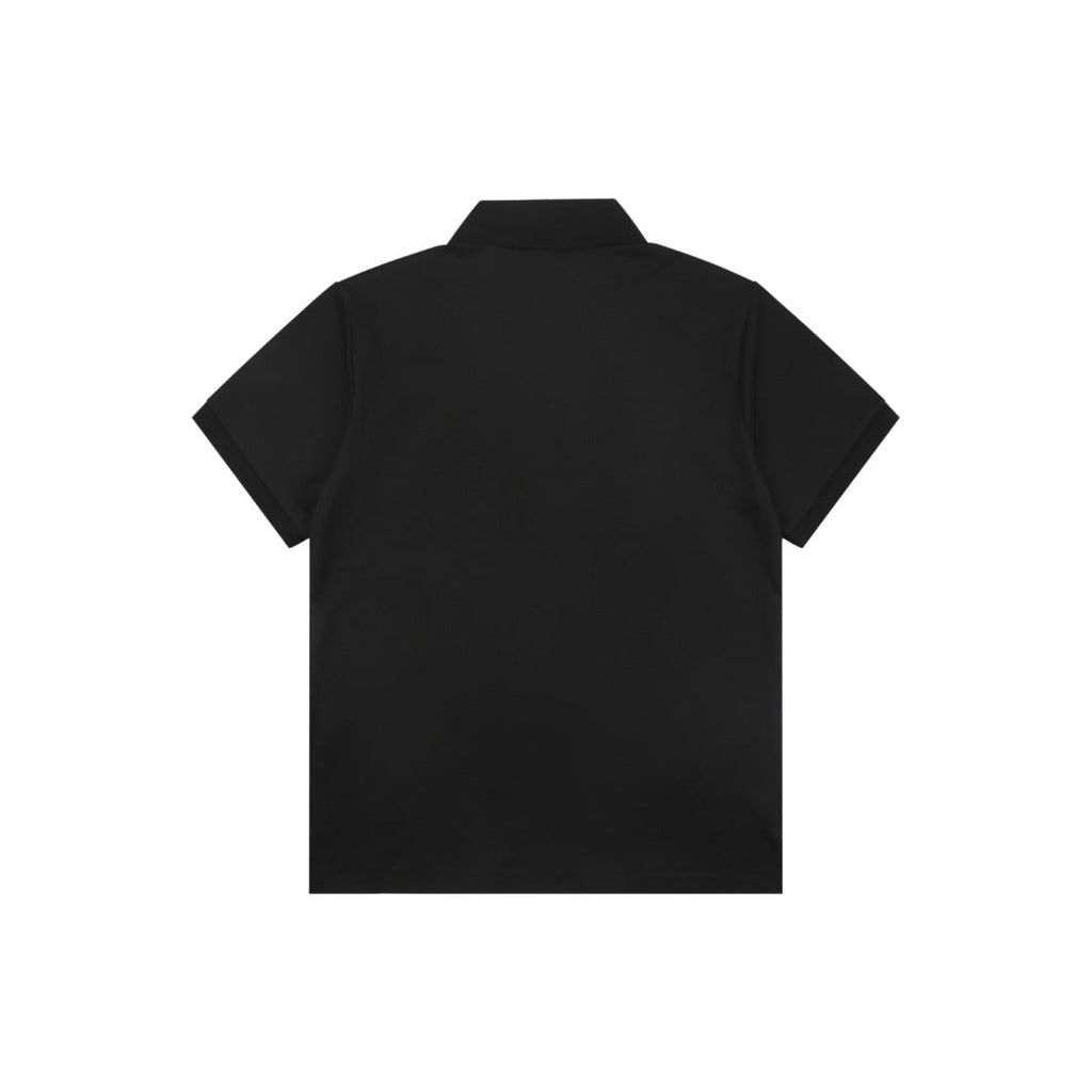 Ralph Lauren Multi-Color Pony Logo Embroidered Polo Short Sleeve — Black
