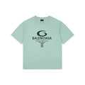 Balenciaga 1917 Circle Logo Everyday Rock N Roll Print Short Sleeve Tee – Mint Green