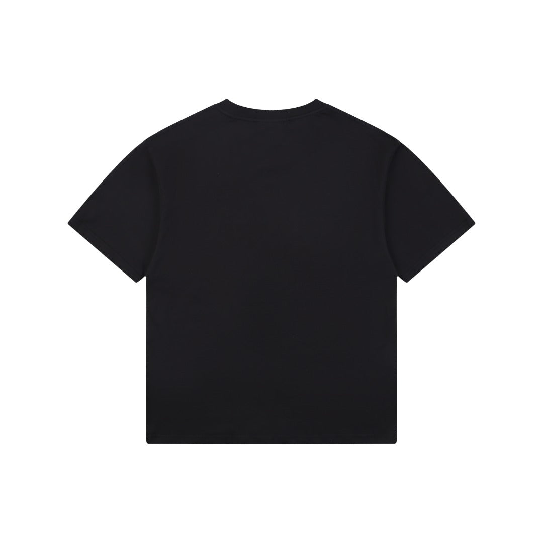 Balenciaga Avenue George V Paris Street Scene Photo Print Short Sleeve Tee – Black