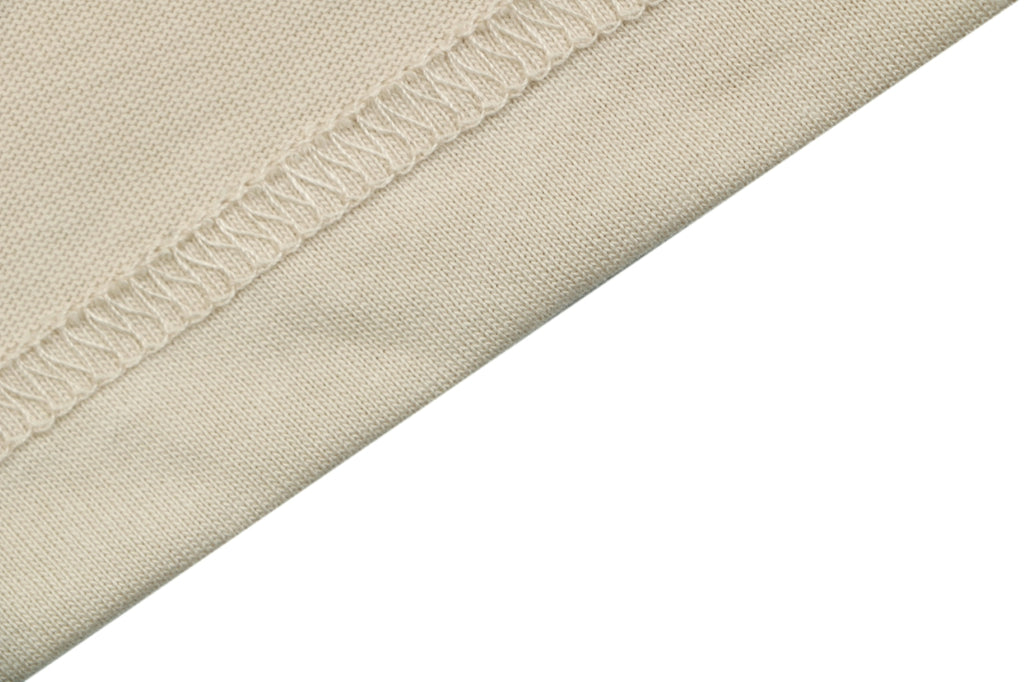 Louis Vuitton L.V.M. Leather Patch Label Short Sleeve Tee – Cream
