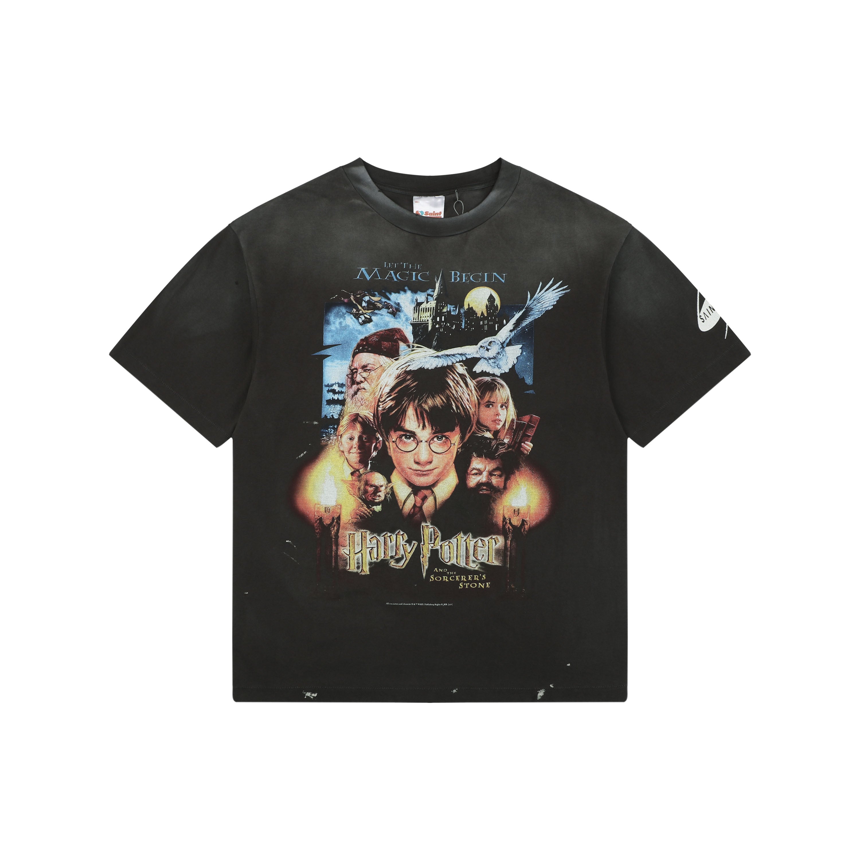 Saint Michael x Harry Potter and the Sorcerer's Stone Movie Poster Graphic Print Short Sleeve Tee
