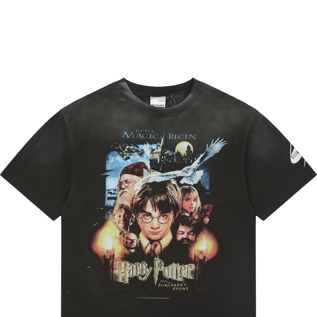 Saint Michael x Harry Potter and the Sorcerer's Stone Movie Poster Graphic Print Short Sleeve Tee