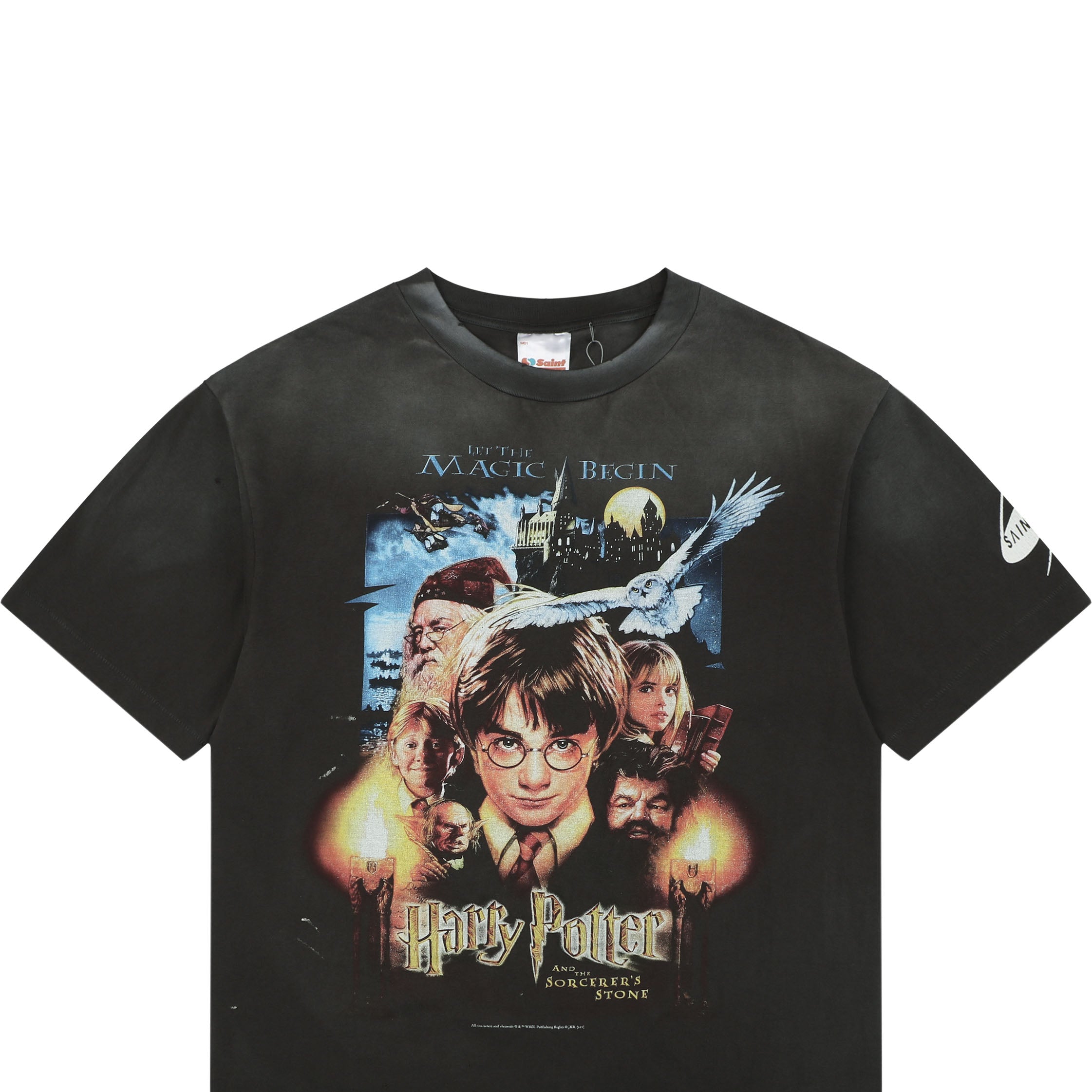 Saint Michael x Harry Potter and the Sorcerer's Stone Movie Poster Graphic Print Short Sleeve Tee