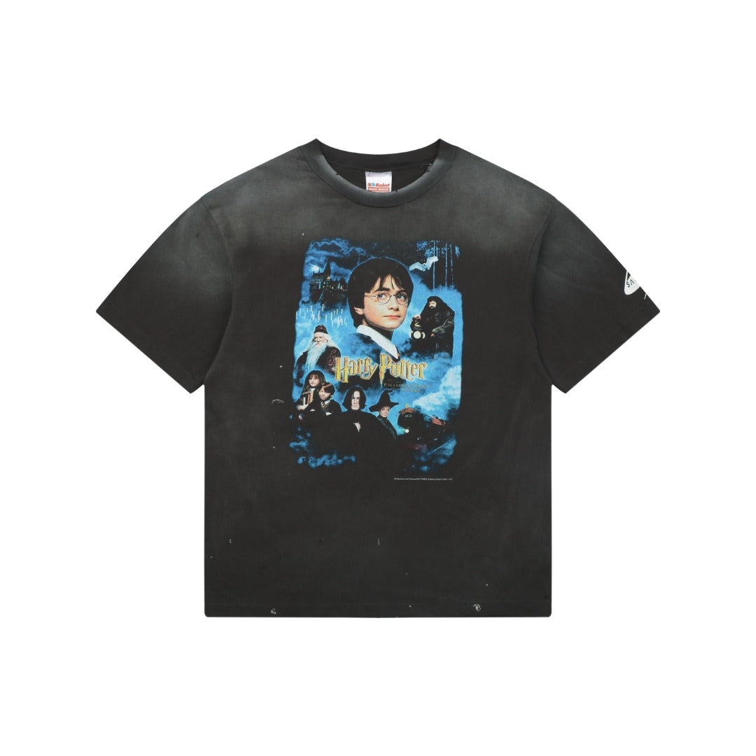 Saint Michael x Harry Potter Hogwarts Castle Graphic Print Short Sleeve Tee