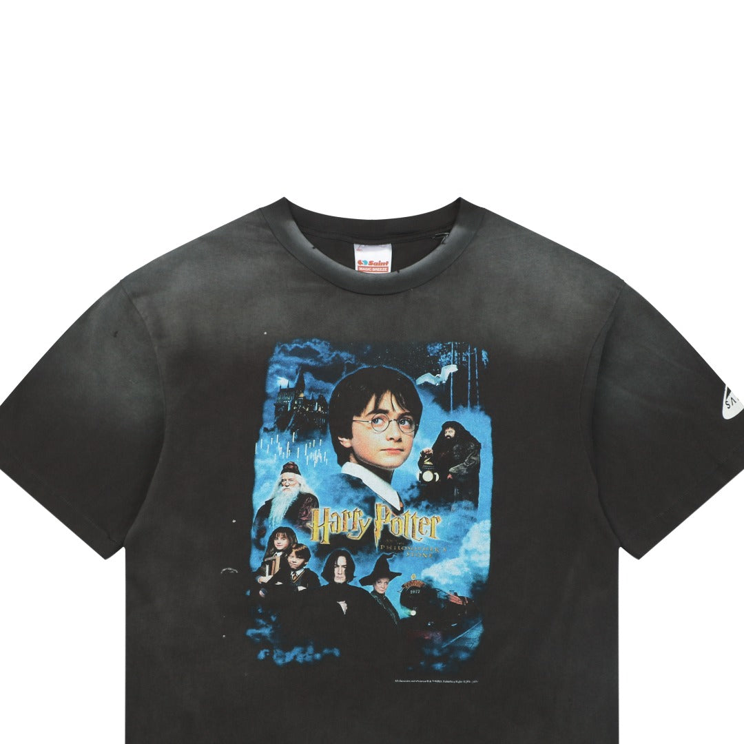 Saint Michael x Harry Potter Hogwarts Castle Graphic Print Short Sleeve Tee