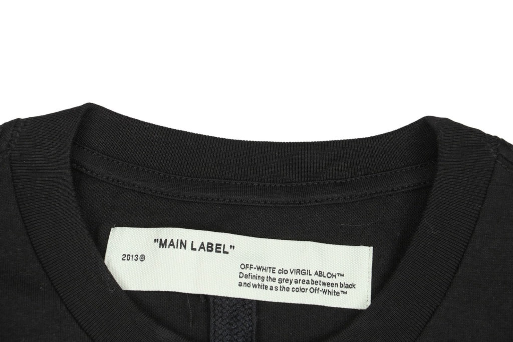 Off-White Co. Virgil Abloh 19SS Multicolor Dye Arrow Graphic Print Short Sleeve Tee – Black