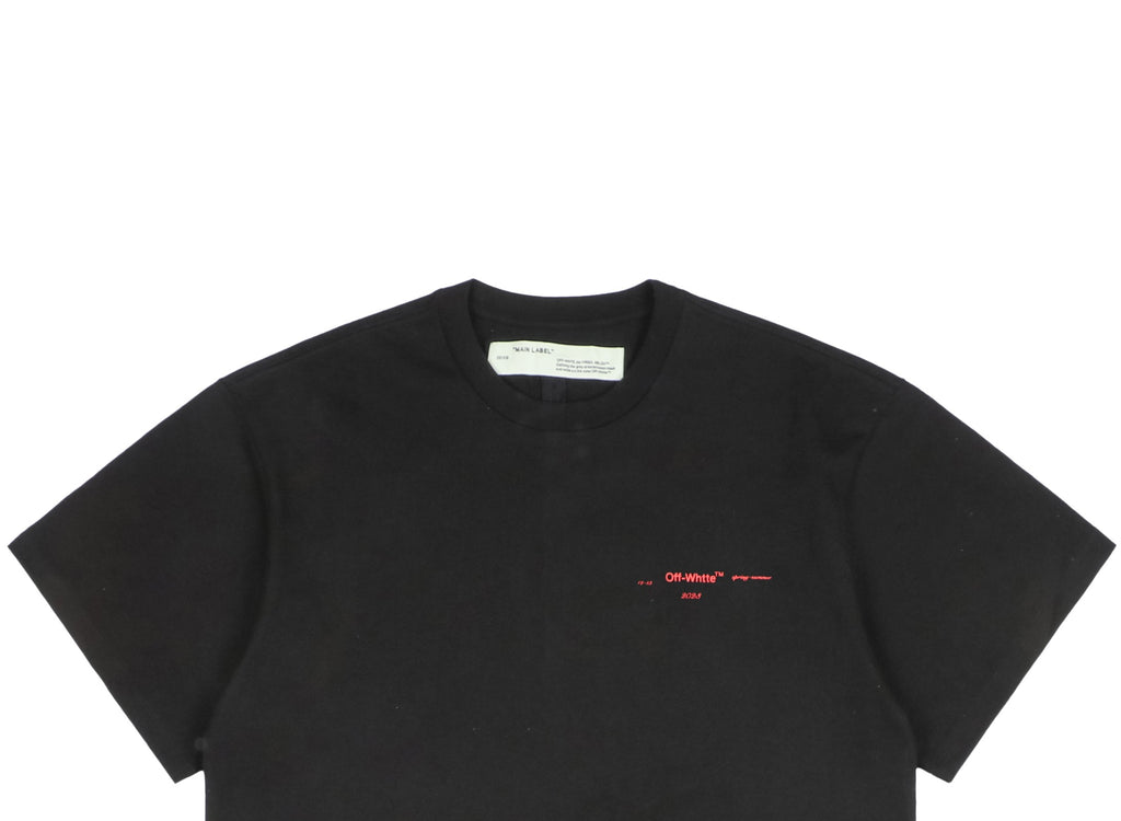 Off-White Co. Virgil Abloh 19SS Multicolor Dye Arrow Graphic Print Short Sleeve Tee – Black