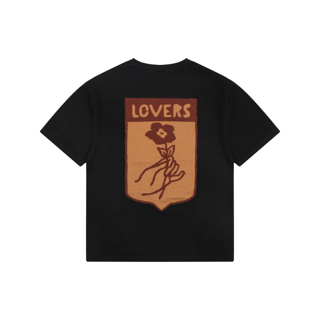 Louis Vuitton LV Trunk Jacquard Shield Graphic Short Sleeve Tee – Black