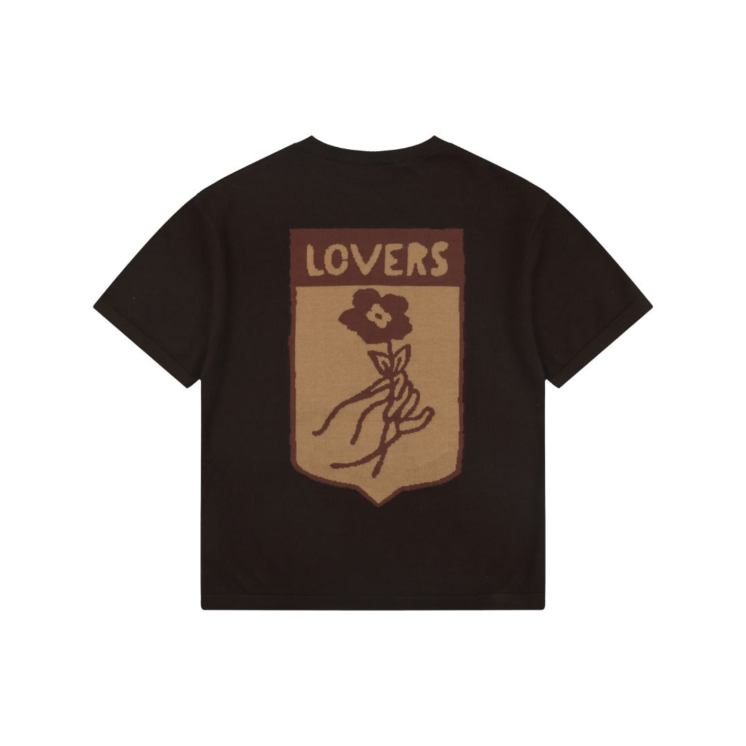 Louis Vuitton LV Trunk Jacquard Shield Graphic Short Sleeve Tee – Brown