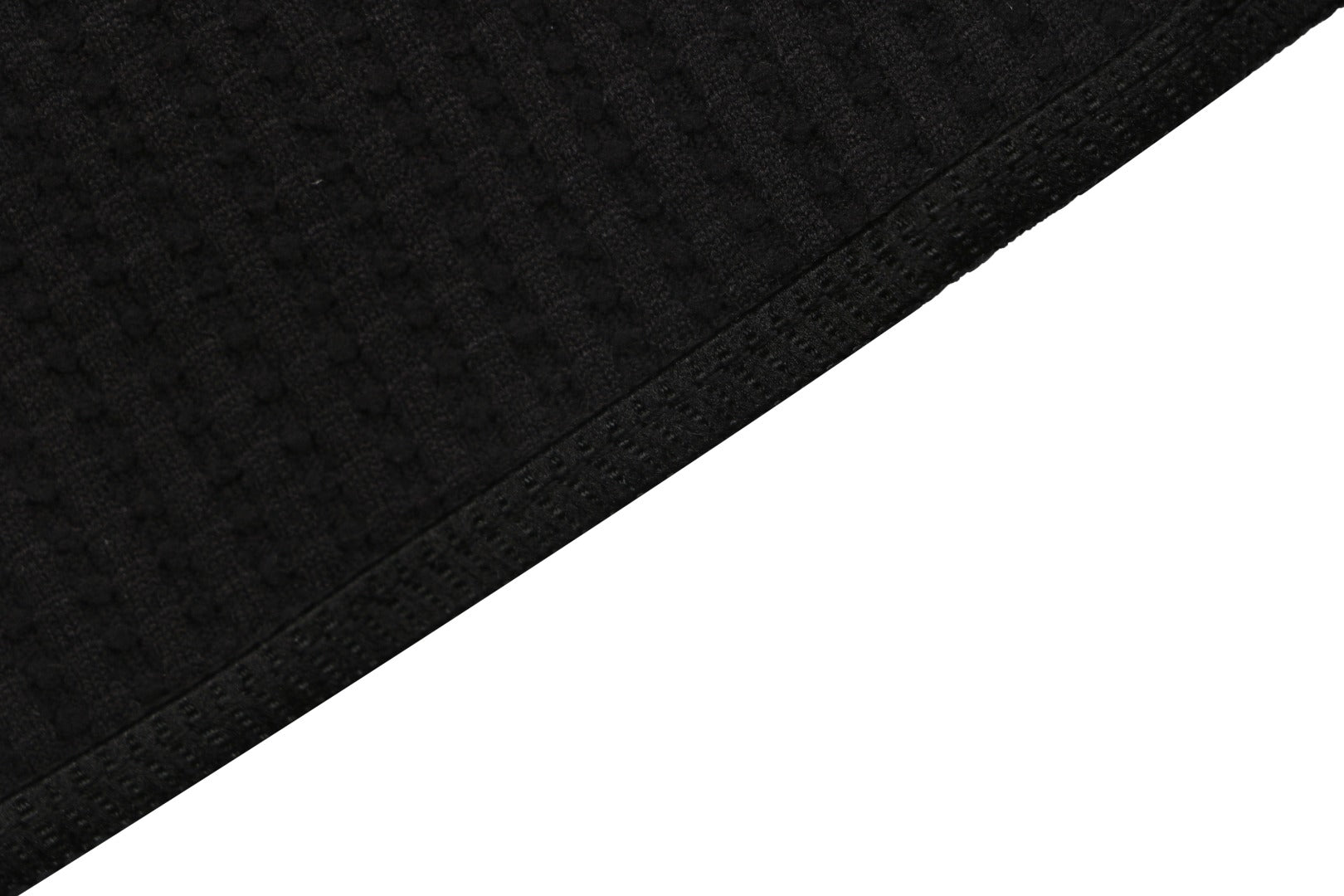 Goldwin Tonal Waffle Texture Short Sleeve Tee — Black