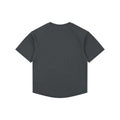 Goldwin Tonal Vertical Rib Texture Short Sleeve Tee — Charcoal