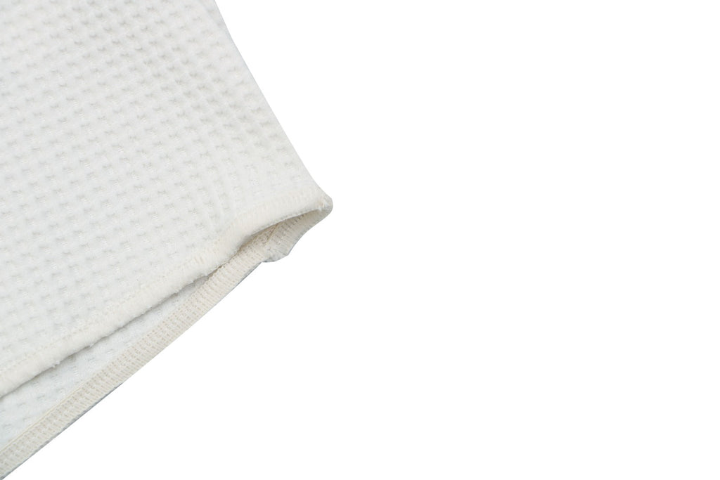 Goldwin Tonal Waffle Texture Short Sleeve Tee — White