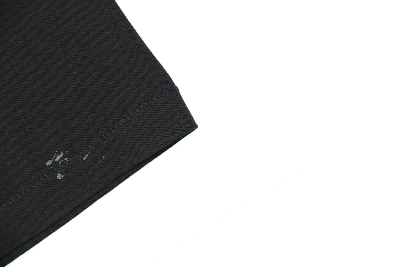 Saint Michael Multicolor Signature Saint. Mutilated Script Print Short Sleeve Tee – Black