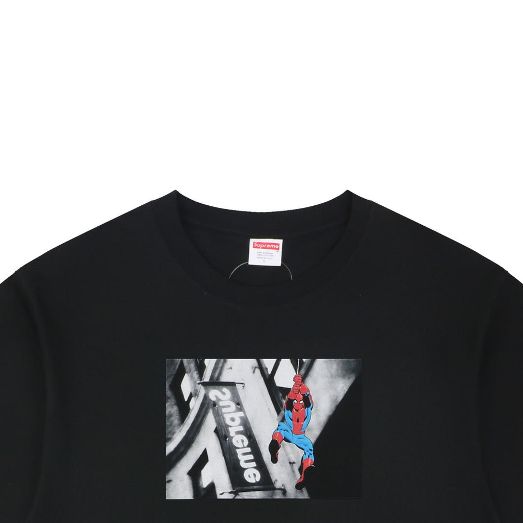 Supreme x Marvel Spider-Man Graphic Short Sleeve Tee — Black