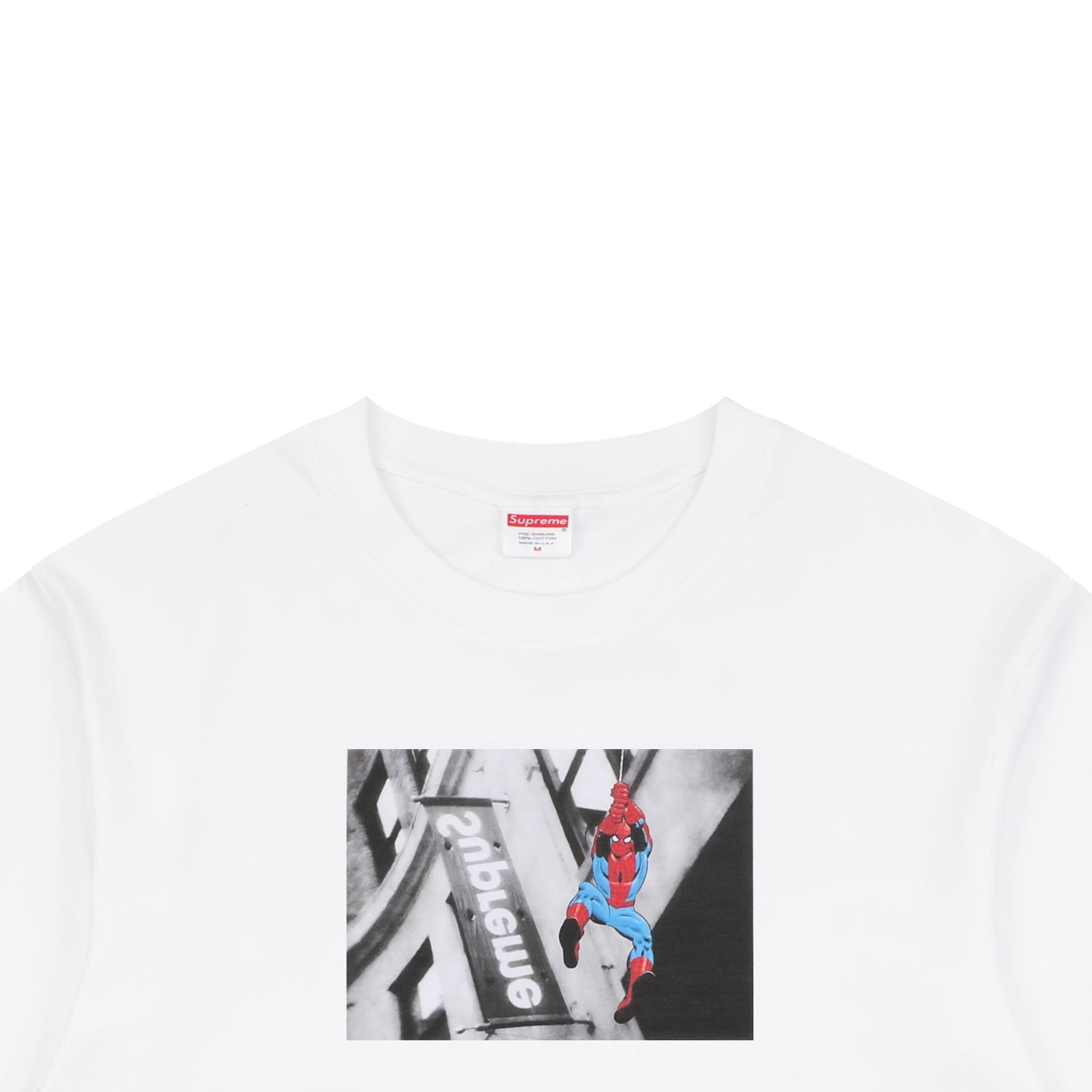 Supreme x Marvel Spider-Man Graphic Short Sleeve Tee — White