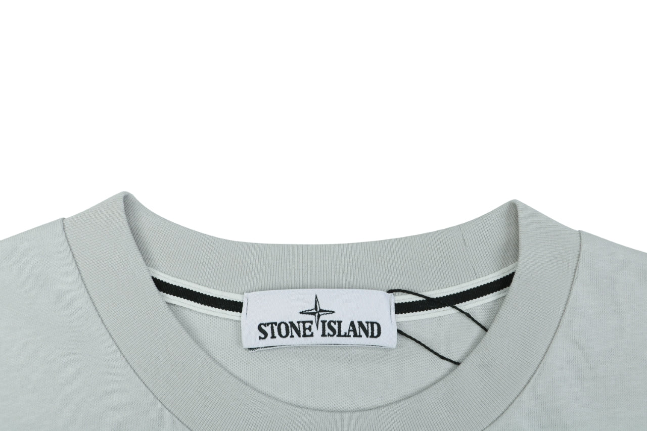 Stone Island Compass Badge Short Sleeve Tee – Graphite Grey