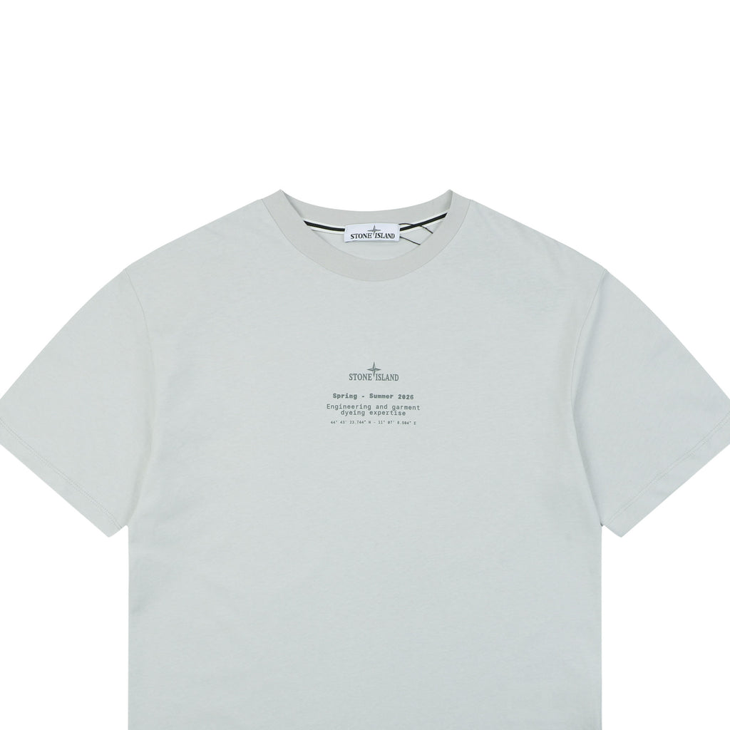 Stone Island Compass Badge Short Sleeve Tee – Graphite Grey