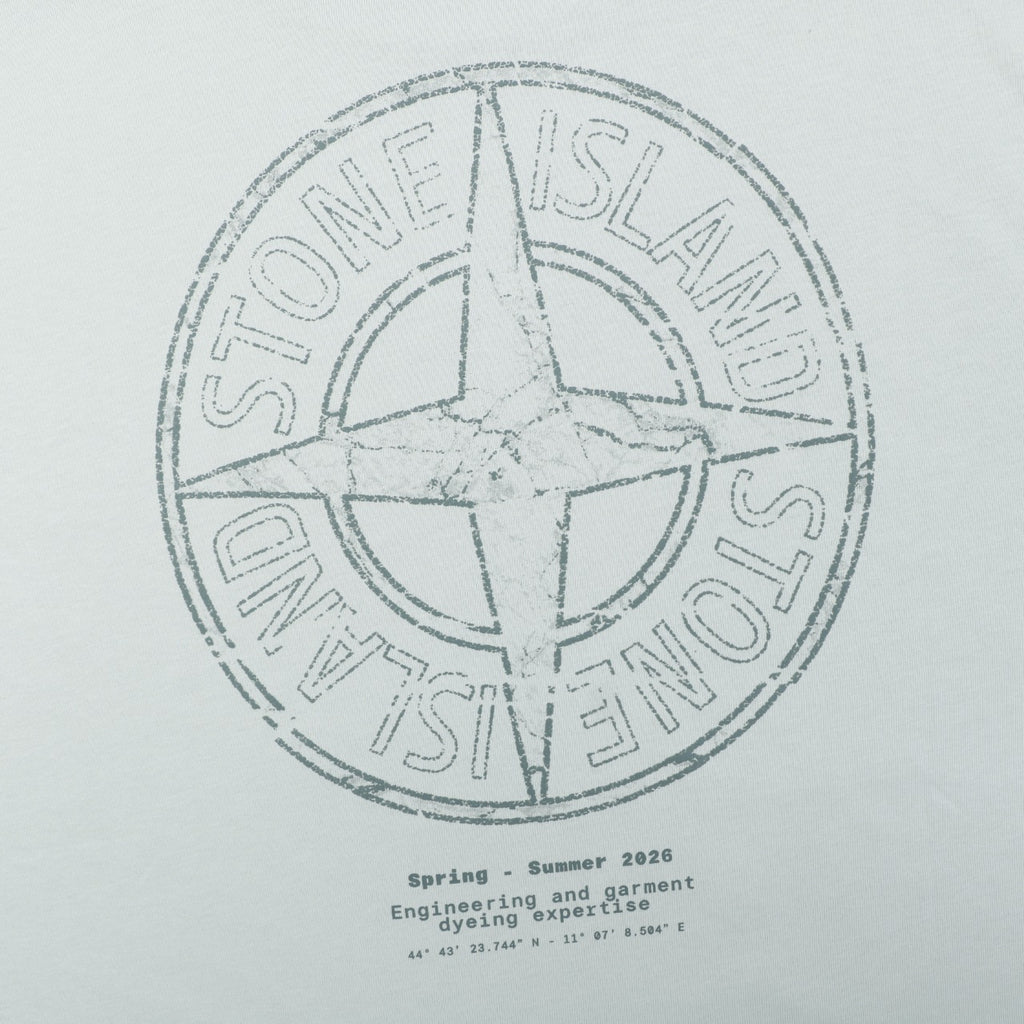 Stone Island Compass Badge Short Sleeve Tee – Graphite Grey