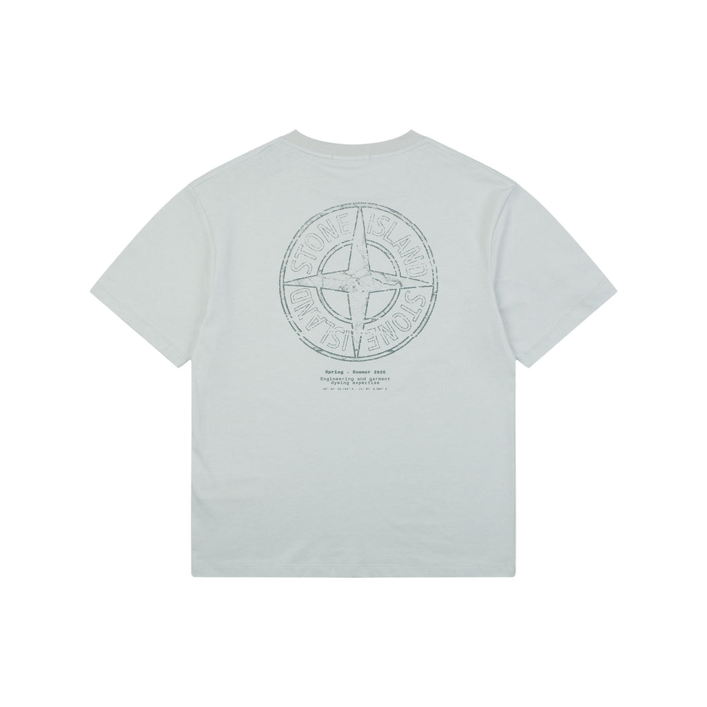 Stone Island Compass Badge Short Sleeve Tee – Graphite Grey