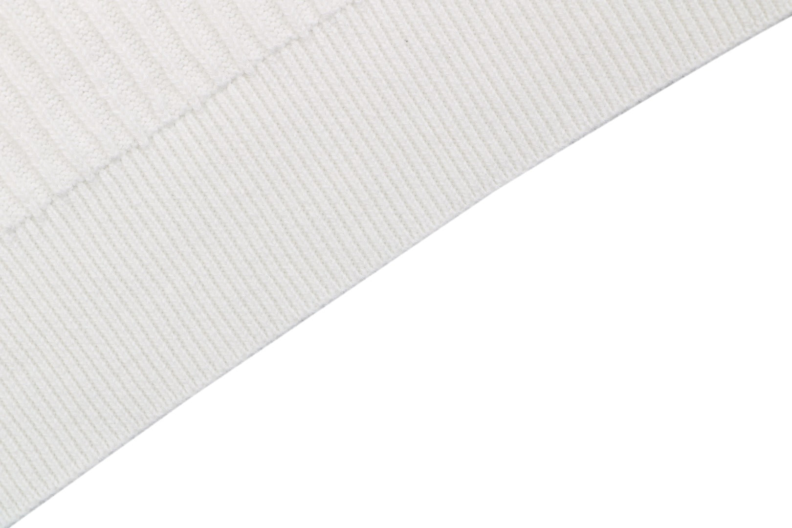 Ralph Lauren Pony Logo Waffle-Knit Short Sleeve Polo – White