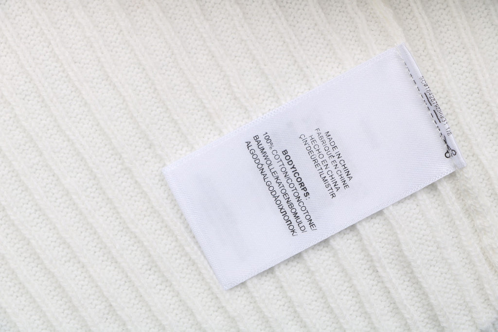 Ralph Lauren Pony Logo Waffle-Knit Short Sleeve Polo – White