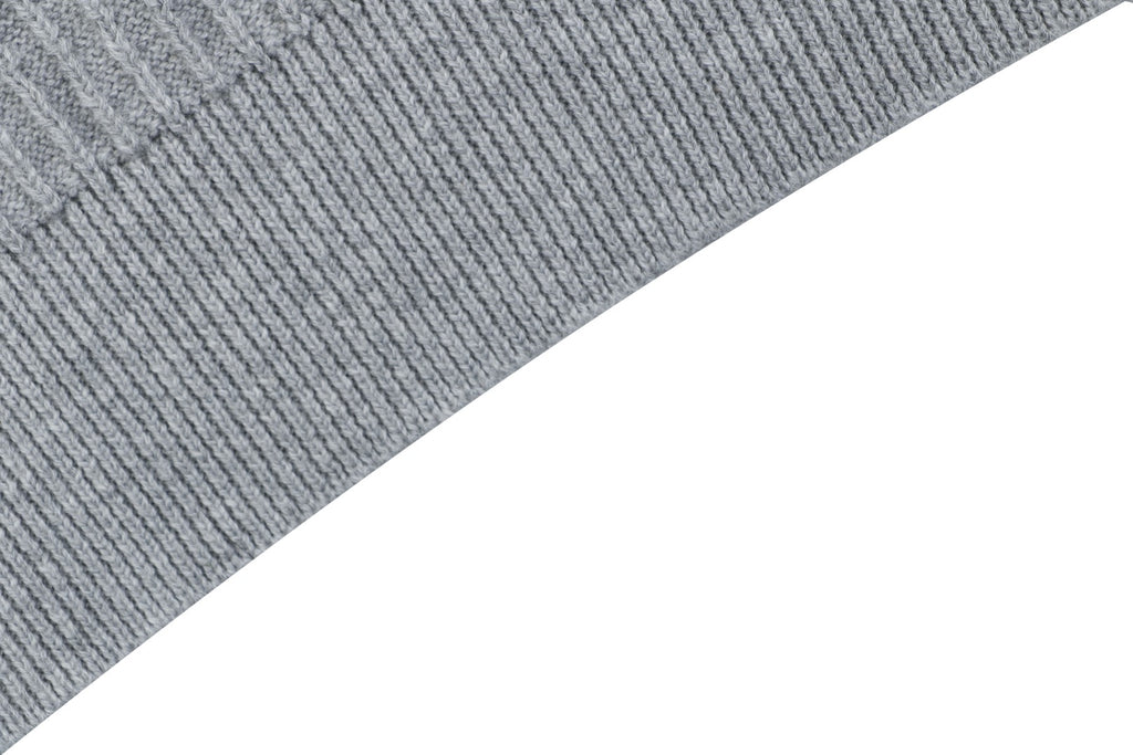 Ralph Lauren Pony Logo Waffle-Knit Short Sleeve Polo – Grey