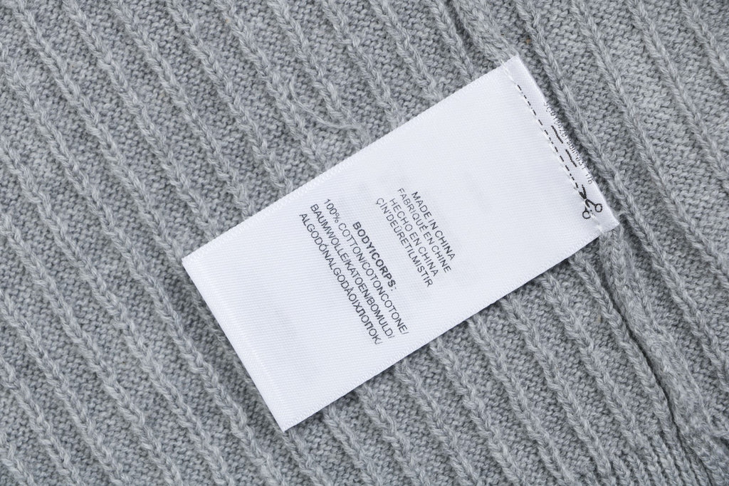 Ralph Lauren Pony Logo Waffle-Knit Short Sleeve Polo – Grey