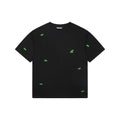 Balenciaga 520 Label Sticker Print Short Sleeve Tee – Black