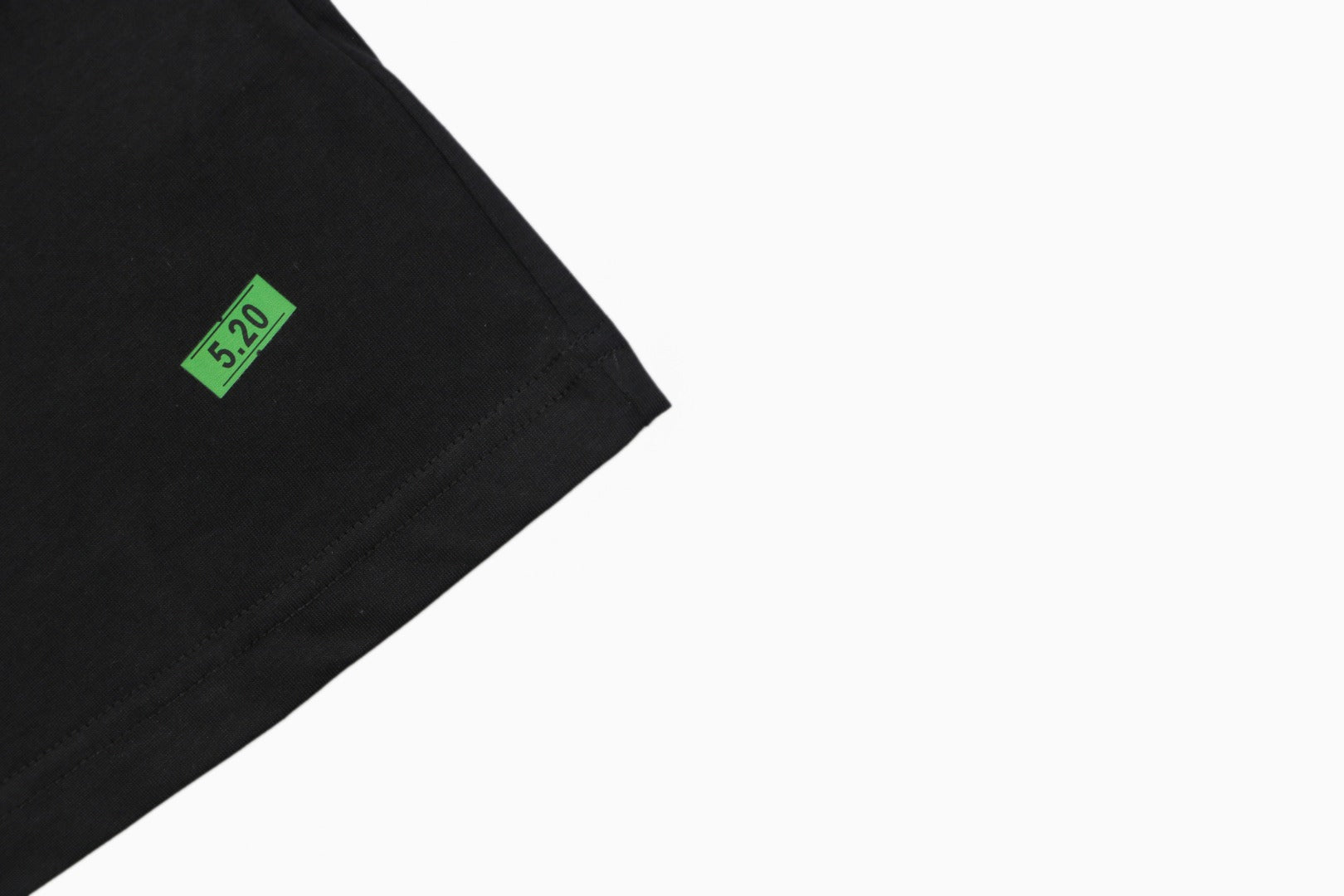 Balenciaga 520 Label Sticker Print Short Sleeve Tee – Black