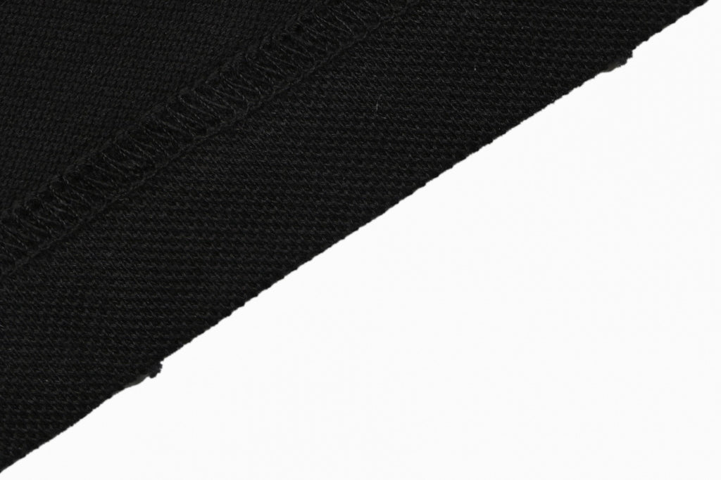 Balenciaga Red Wheat Ear Double-B Embroidered Polo Shirt – Black