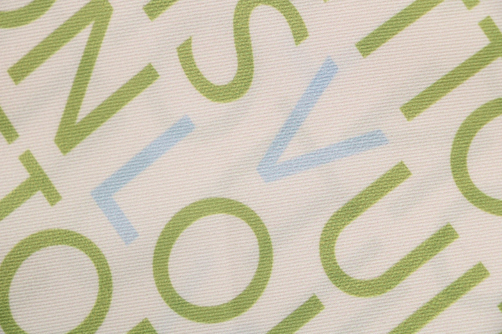 Louis Vuitton All-Over Monogram Letter Print Shorts — Cream / Green / Blue