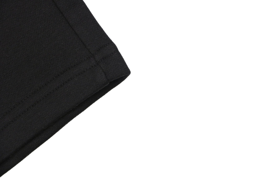 Chrome Hearts Pink Sanskrit Cross Embroidered Shorts — Black