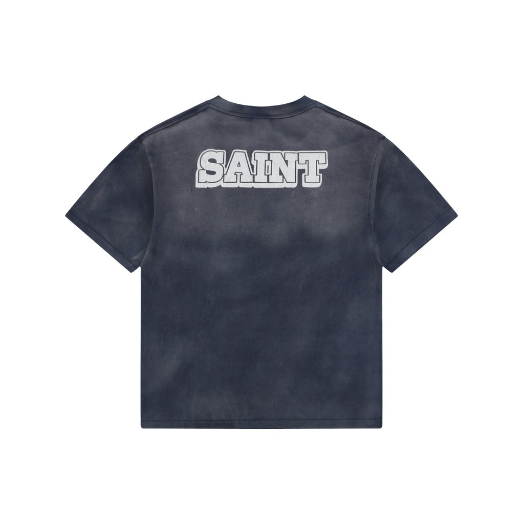 Saint Michael Lumière Candelabra Graphic Short Sleeve Tee – Washed Black
