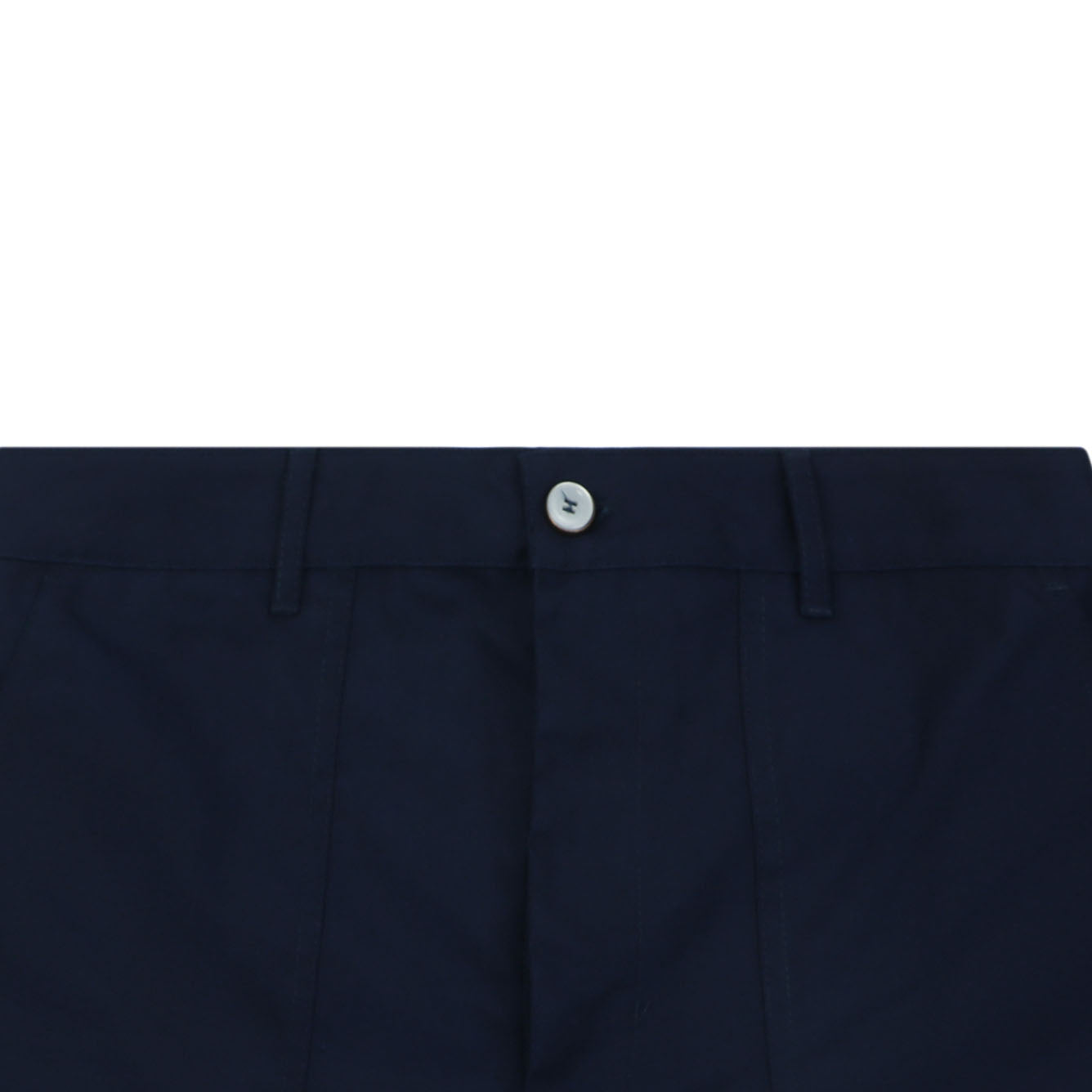 Louis Vuitton LV Monogram Leather Appliqué Shorts — Navy