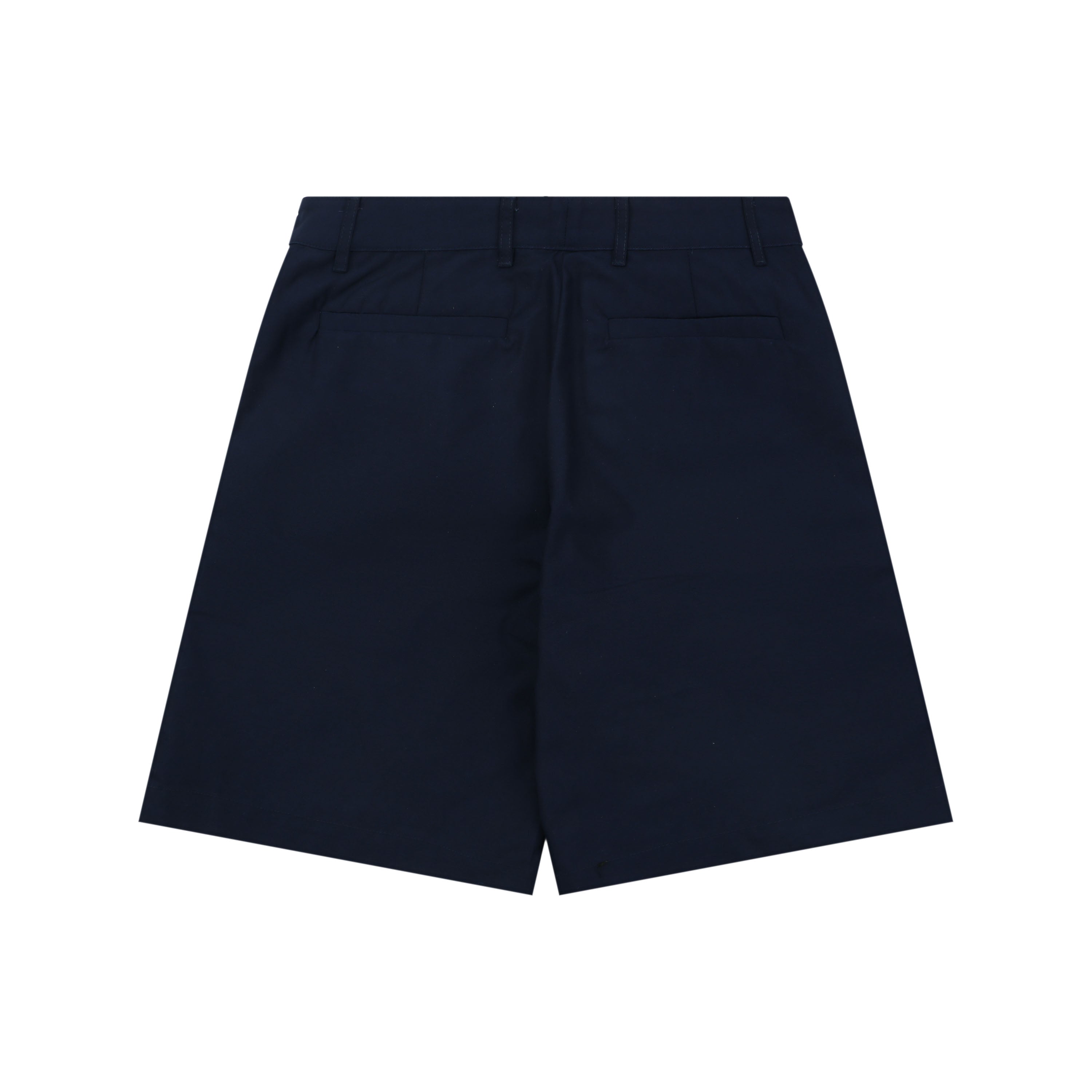 Louis Vuitton LV Monogram Leather Appliqué Shorts — Navy