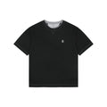 Balenciaga BC Contrast Collar Short Sleeve Tee – Black