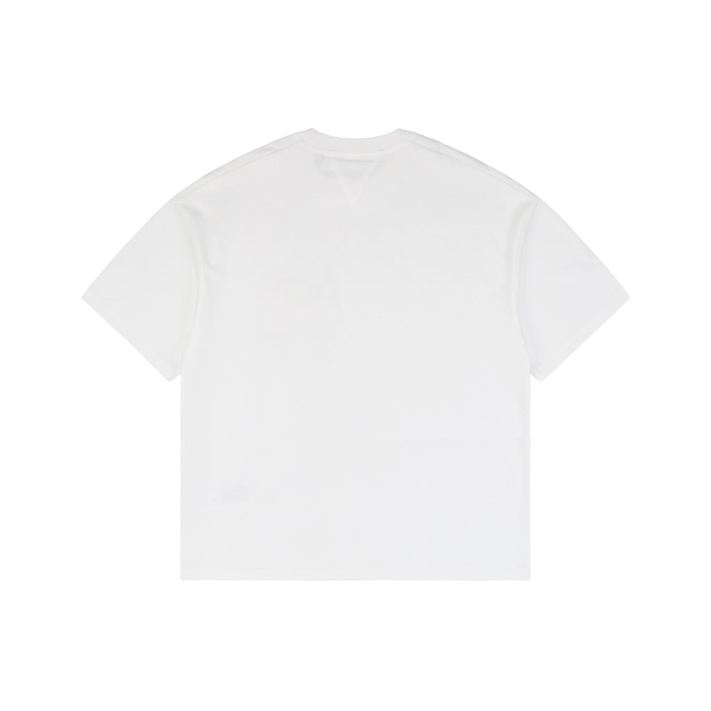 Bottega Veneta SS25 Contrast Check Pocket Short Sleeve Tee – White