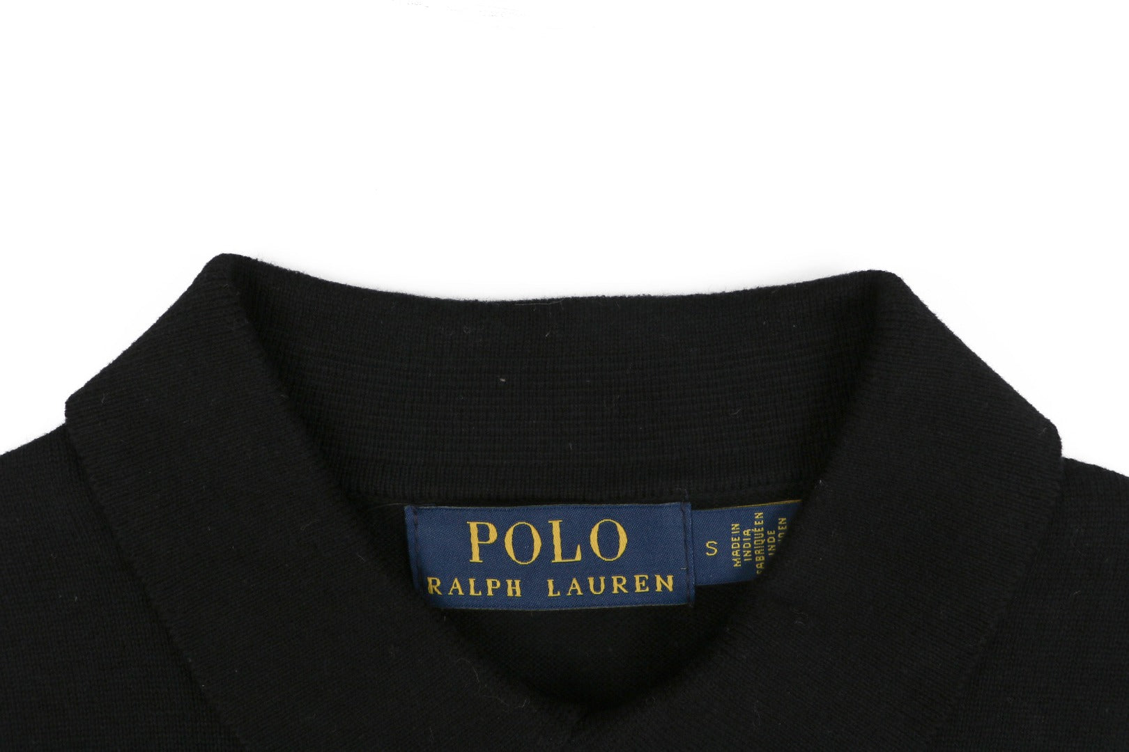 Ralph Lauren N1 Pony Jacquard Knit Short Sleeve Polo – Black