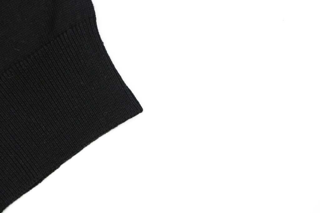 Ralph Lauren N1 Pony Jacquard Knit Short Sleeve Polo – Black