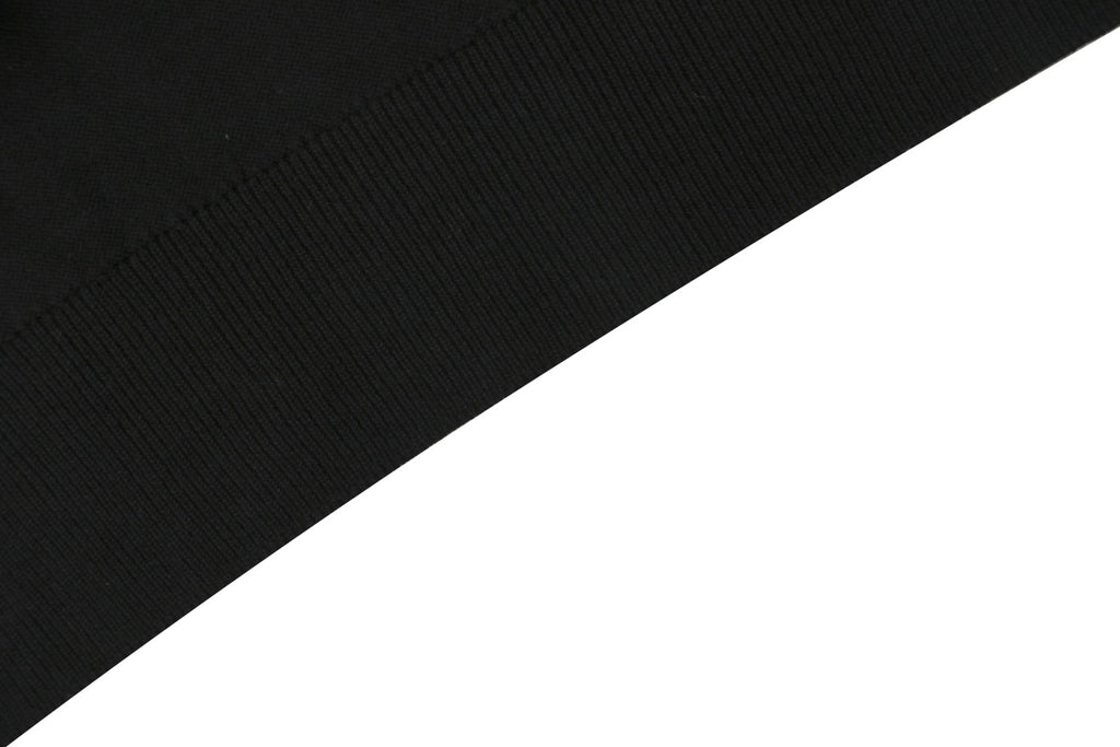 Ralph Lauren N1 Pony Jacquard Knit Short Sleeve Polo – Black