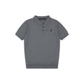 Ralph Lauren N1 Pony Jacquard Knit Short Sleeve Polo – Grey